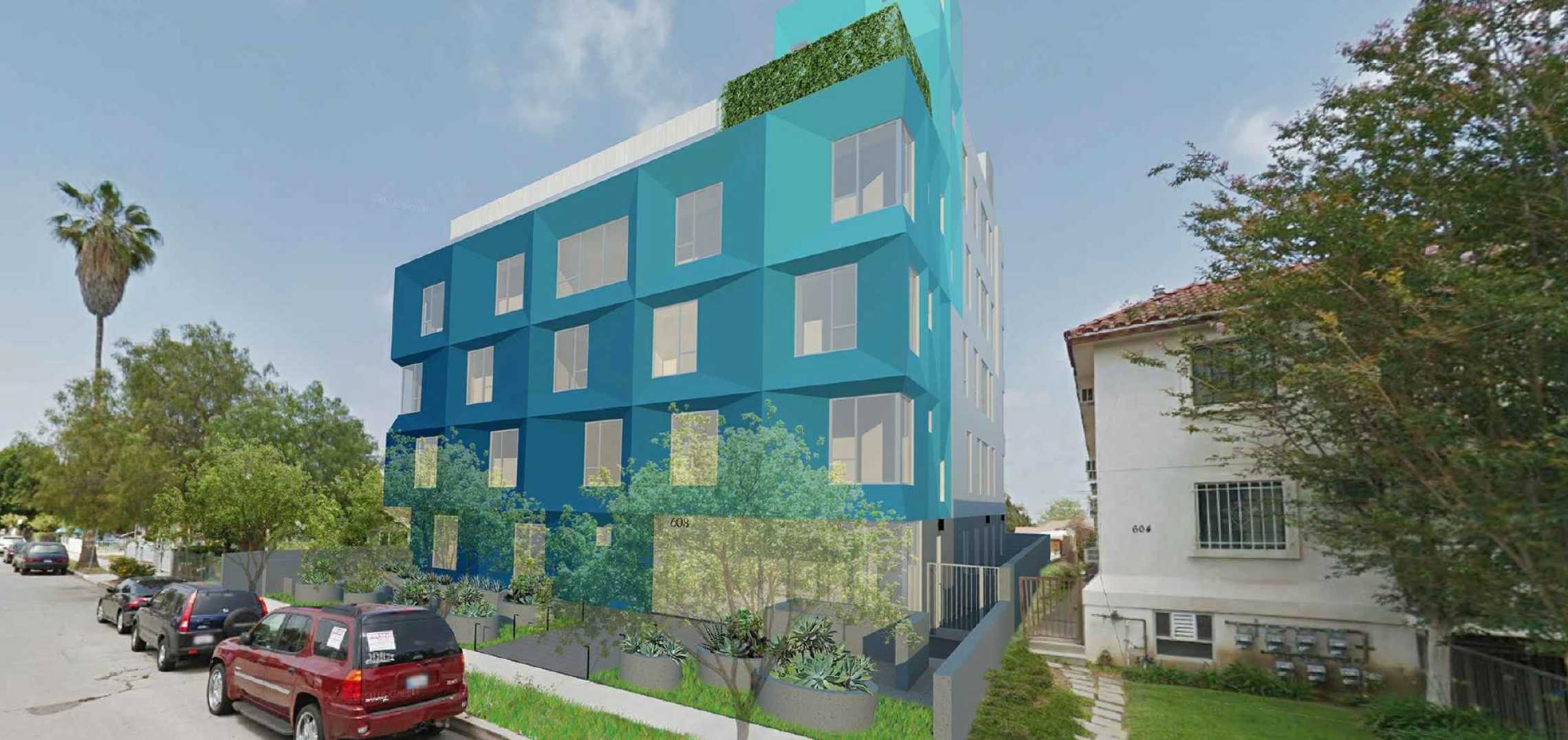 Colorful FiveStory Apartment Building Coming to East Hollywood